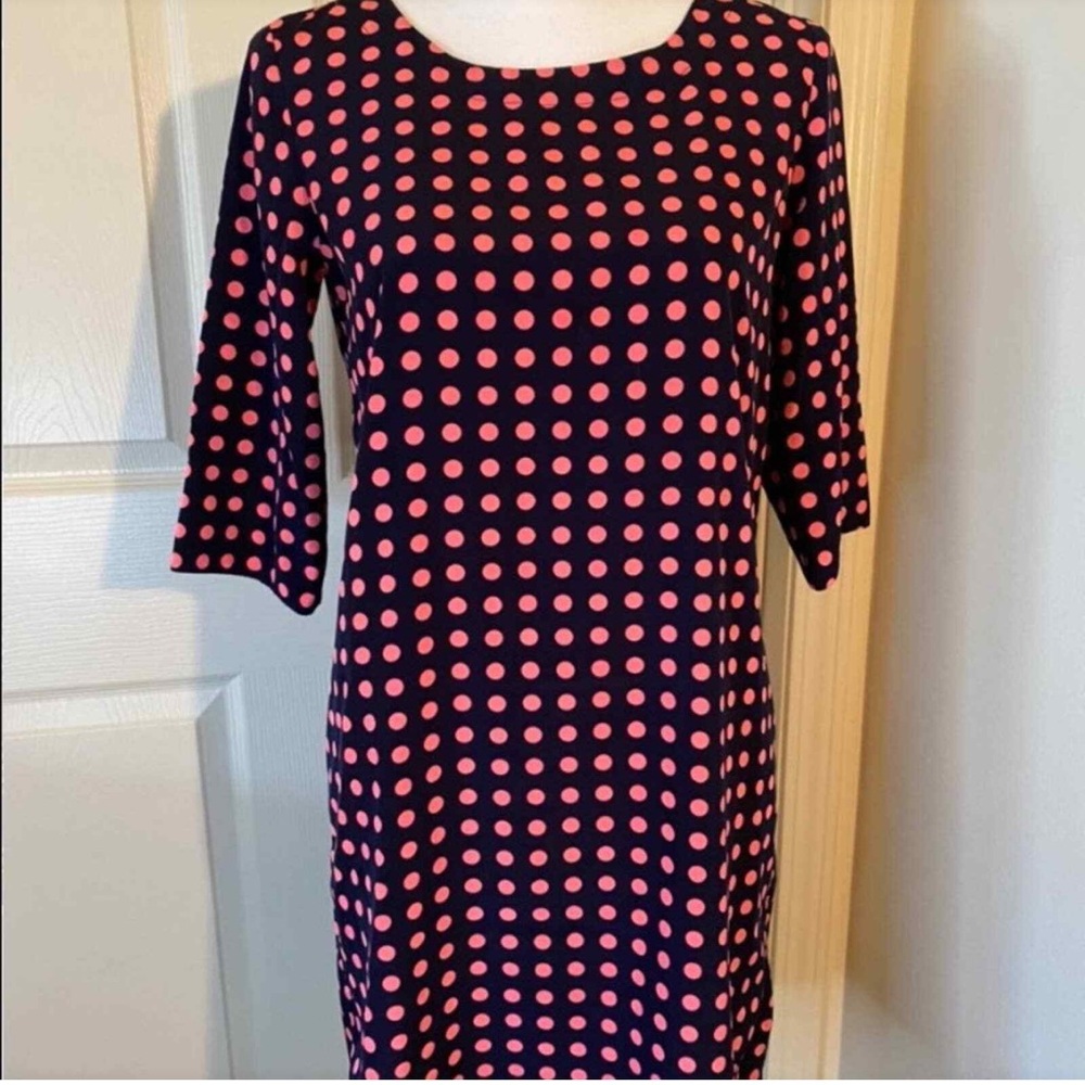 GAP Polka Dot Dress - Pink and navy blue.